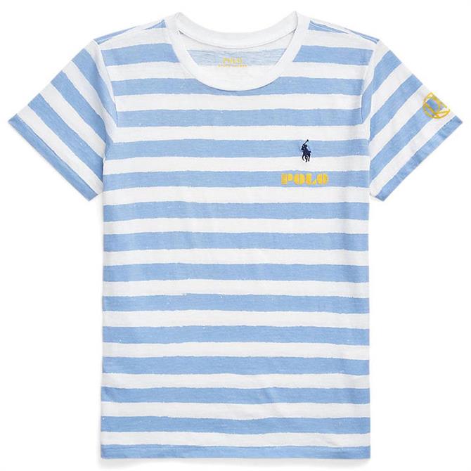 Polo Ralph Lauren Striped Jersey Graphic Tee
